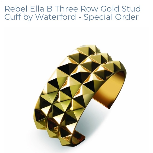 Waterford rebel gold cuff bracelet, NWT - Picture 2 of 6